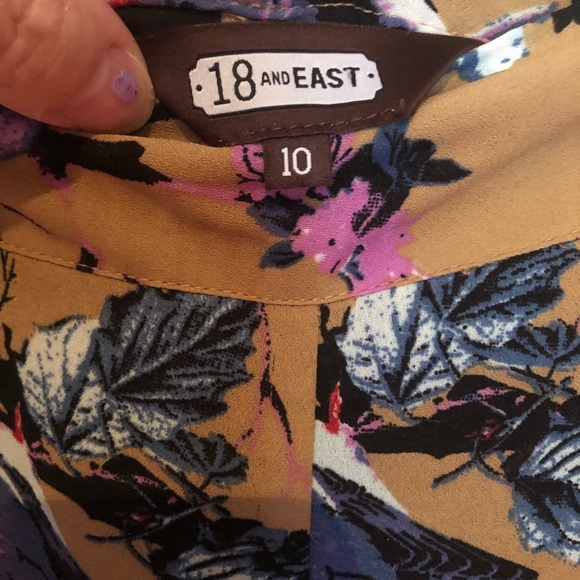 Bell bottom bird pattern dress pants - Picture 7 of 12